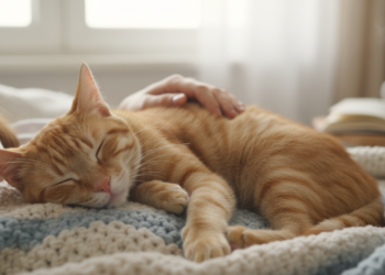 O que significa quando o gato dorme em cima da pessoa?