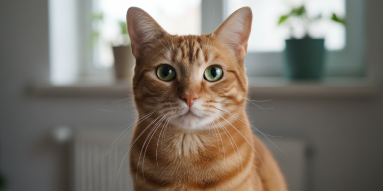 O que significa quando o gato te encara sem piscar por longos segundos?