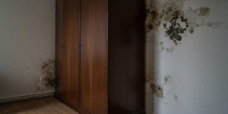 Mofo no guarda-roupa: o erro de encostar o móvel na parede externa fria