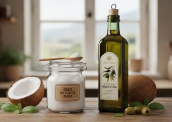 Qual é o mais saudável entre o óleo de coco e o azeite de oliva?