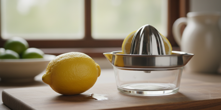 Como espremer um limão sem cortar ao meio e aproveitar todo o seu suco?