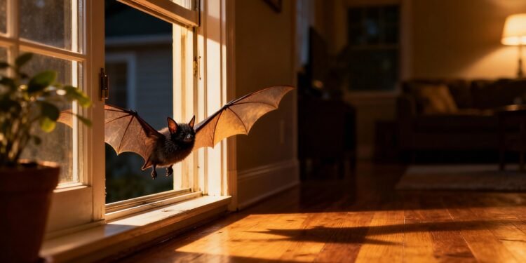 O que significa quando um morcego entra na sua casa de repente?