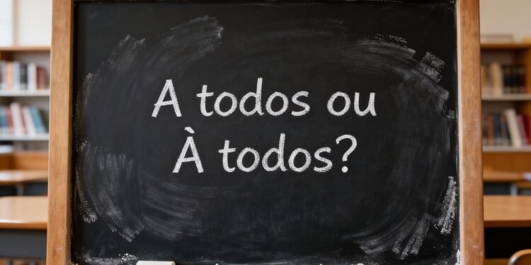 “A todos” ou “À todos”? A regra gramatical sobre o uso da crase