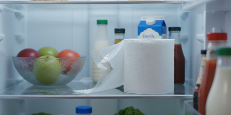 Poucos sabem por que um rolo de papel higiênico na geladeira economizará dinheiro