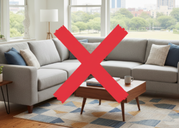 Esqueça o sofá em L encostado na parede: a regra dos “joelhos próximos” e o layout circular redefinem o luxo, priorizando o olho no olho e eliminando distrações eletrônicas