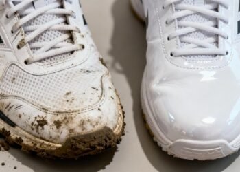 Poucos sabem o truque para limpar tênis brancos em casa sem danificá-los