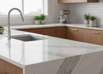 Nem mármore, nem granito: o material que virou favorito em bancadas modernas