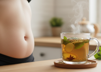 Três chás que ajudam a desestufar a barriga e trazer conforto depois de comer