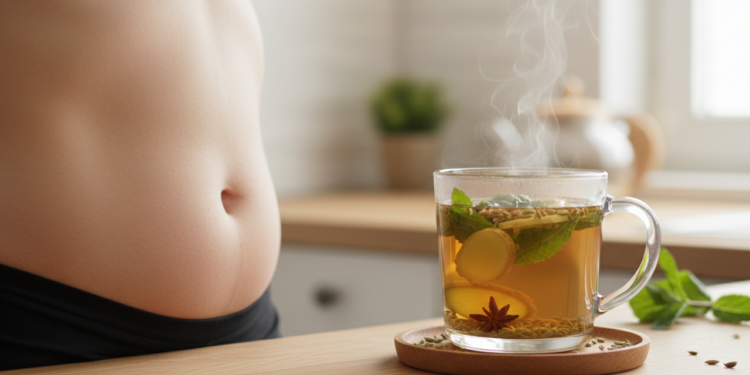 Três chás que ajudam a desestufar a barriga e trazer conforto depois de comer