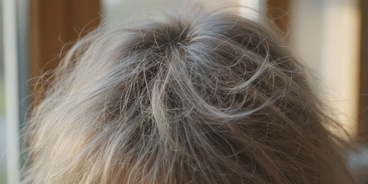 Por que o cabelo arrepia quando está muito seco?