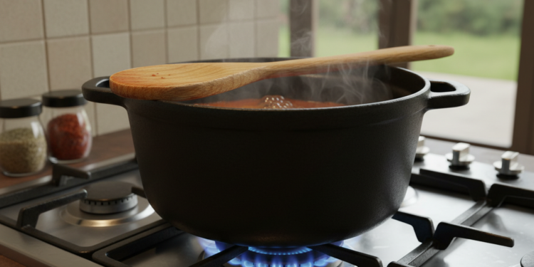 Adeus fogão sujo: por que colocar uma colher de pau sobre a panela evita que a água transborde