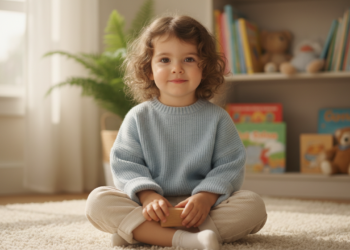 Os nomes de bebês que são associados com crianças calmas