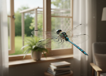 O que significa quando uma libélula entra na sua casa do nada?