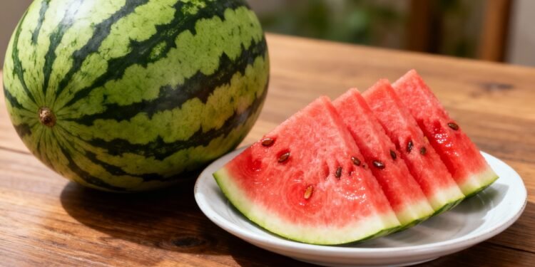 Essa fruta doce tem mais de 90% de água, hidrata o corpo e ajuda a aliviar o peso dos inchaços