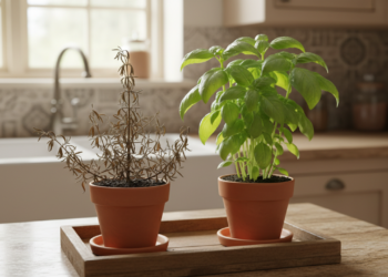 Por que na horta da cozinha, o alecrim morre sempre (e o manjericão não)