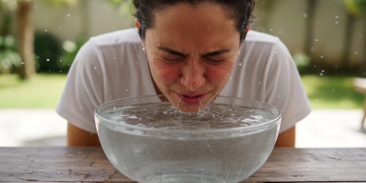 Como mergulhar o rosto em água gelada pode para parar a ansiedade (Reflexo de Mergulho)