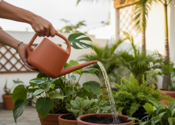 Poucos sabem se o certo é regar as plantas com água fria ou morna