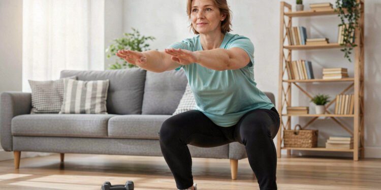 O exercício feito em casa que fortalece as pernas e garante saúde para quem já passou dos 50 anos