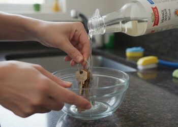 Poucos sabem por que recomendam colocar vinagre branco nas chaves da sua casa