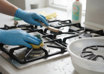 O erro que quase todo mundo comete ao limpar as bocas do fogão e que pode danificar a cozinha