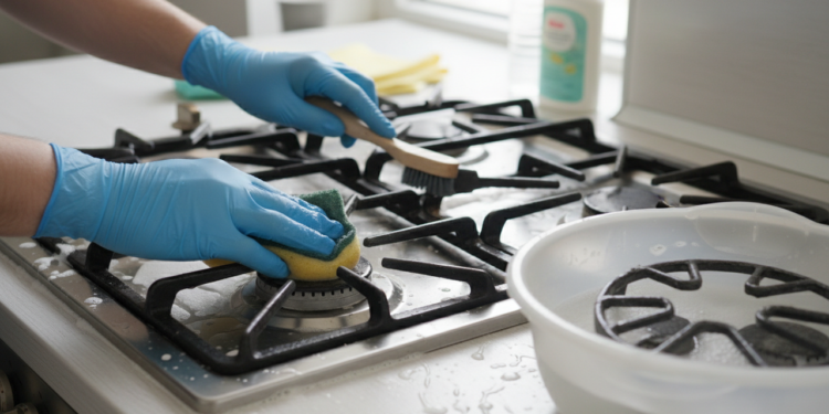 O erro que quase todo mundo comete ao limpar as bocas do fogão e que pode danificar a cozinha