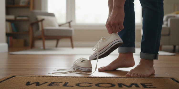 Tirar os sapatos ao entrar em casa: questão de higiene ou saúde? O que dizem os microbiologistas