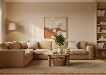 Fim do 'tudo branco': a ascensão do 'bege quente' para criar casas que abraçam