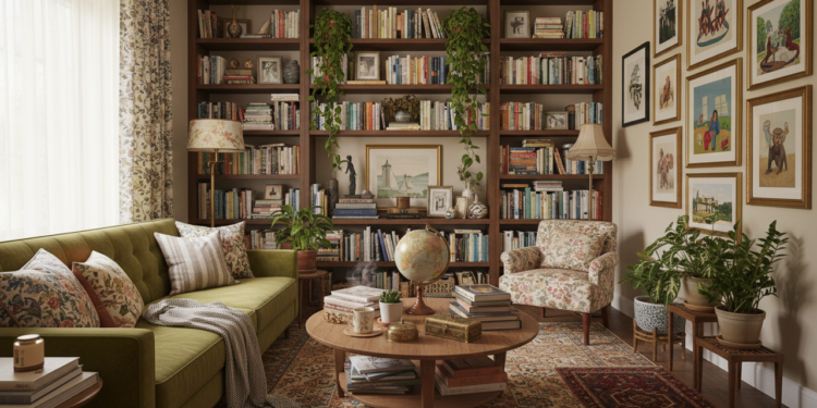 Adeus minimalismo frio: a tendência "Cluttercore" organizado para 2026