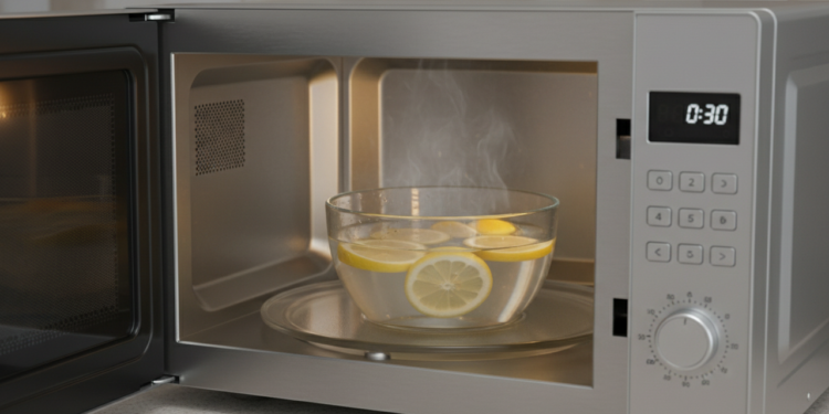 Por que você deve colocar uma tigela de água com limão no micro-ondas por 5 minutos