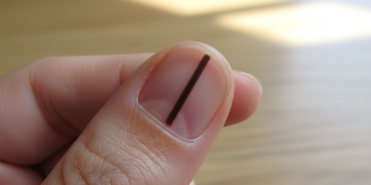 Unhas com linhas escuras: quando uma mancha simples pode sinalizar algo grave