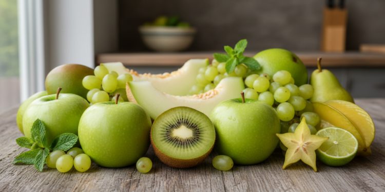 A fruta verde pouco calórica que ajuda na digestão e no bem-estar