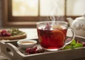 O chá vermelho famoso por ajudar a reduzir inchaço e apoiar o metabolismo