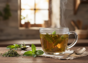 Esse chá popular é usado após refeições pesadas e pode ajudar no enjoo e no estômago cheio