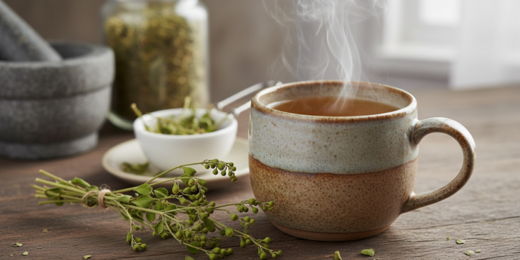 O chá que aumenta o fluxo urinário e pode ajudar quem tem cálculos recorrentes