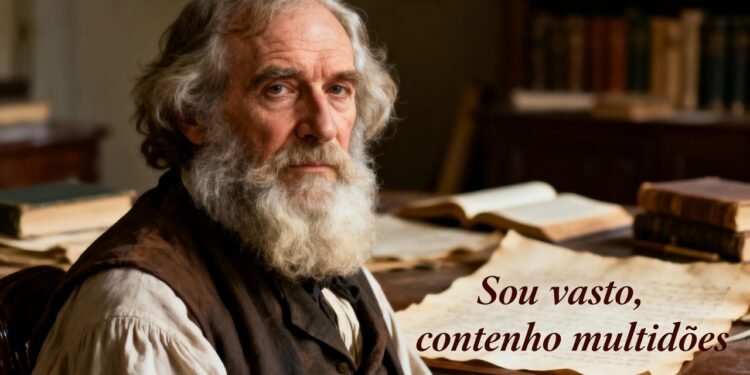 Qual o significado da sábia frase de Walt Whitman: "Sou vasto, contenho multidões"?