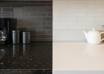 Bancadas escuras ou claras? Qual esconde mais a sujeira do dia a dia?