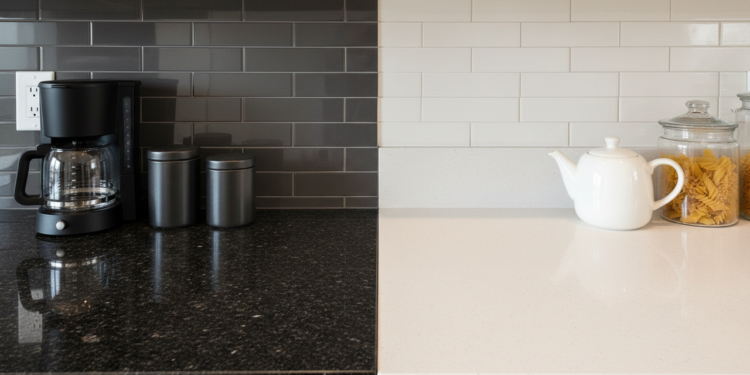 Bancadas escuras ou claras? Qual esconde mais a sujeira do dia a dia?