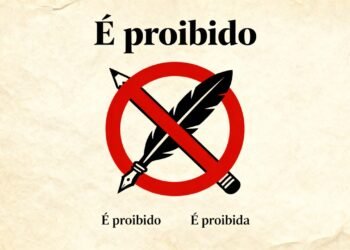 “É proibido” ou “É proibida”? Ambos estão corretos e devem ser usados dessa forma