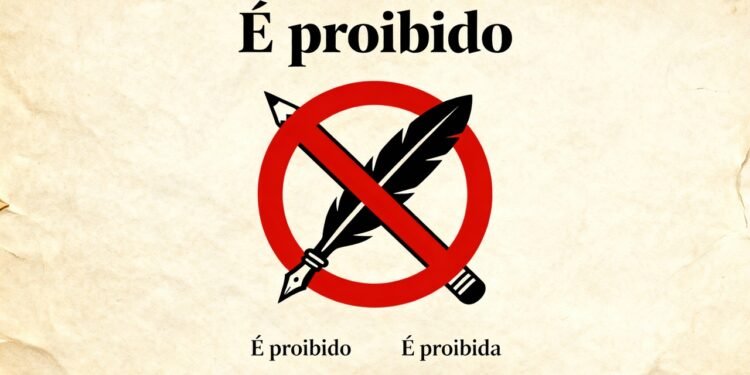 “É proibido” ou “É proibida”? Ambos estão corretos e devem ser usados dessa forma