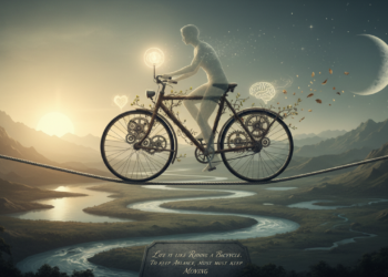 O provérbio da filosofia que compara o equilíbrio da vida a uma bicicleta e deixa uma lição duradoura
