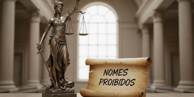 Os nomes que são proibidos pela justiça de serem colocados