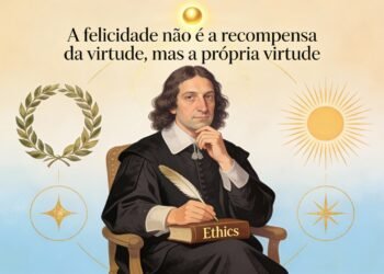 O que Spinoza quis dizer quando afirmou que "A felicidade não é a recompensa da virtude, mas a própria virtude"?