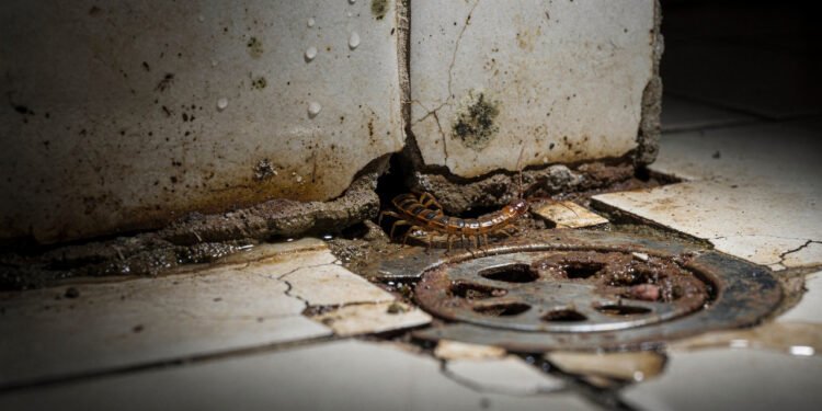 Aquela lacraia no chão do banheiro é só a ponta de um iceberg de problemas na sua casa
