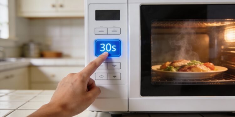 Poucas pessoas sabem por que o micro-ondas tem um botão de 30 segundos