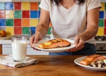 Os alimentos com mais vitamina D do que um copo de leite