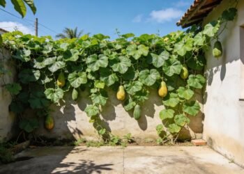 A planta trepadeira que cresce em 6 meses e ainda produz esponjas naturais
