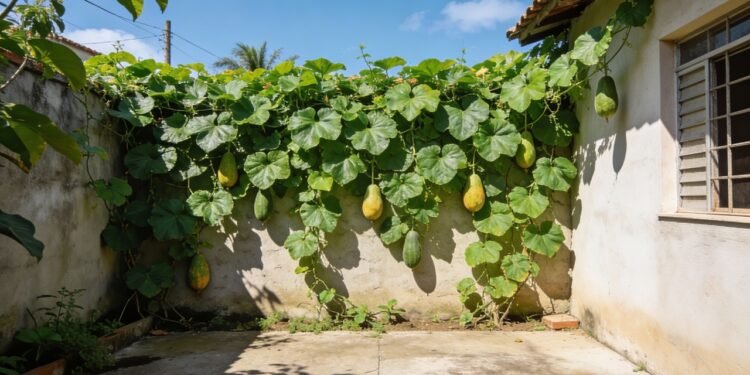 A planta trepadeira que cresce em 6 meses e ainda produz esponjas naturais