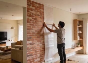 As 2 maneiras de renovar a parede da sala sem quebradeira e de forma simples