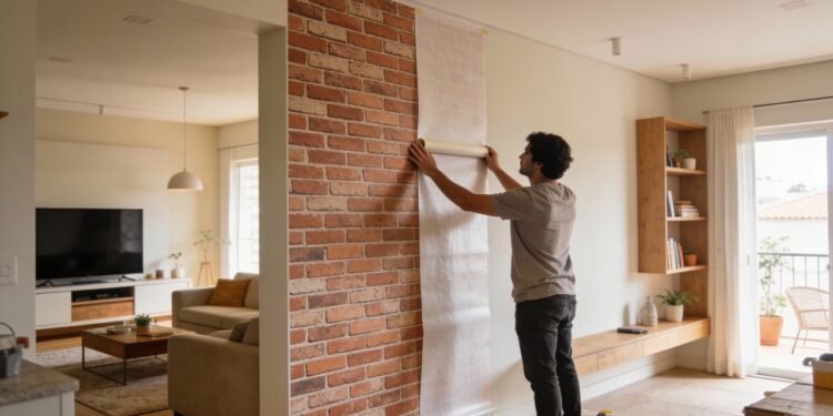 As 2 maneiras de renovar a parede da sala sem quebradeira e de forma simples