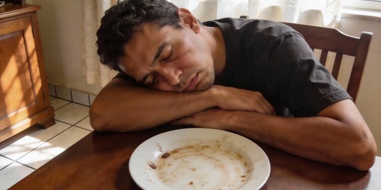 O que significa sentir preguiça depois de comer?